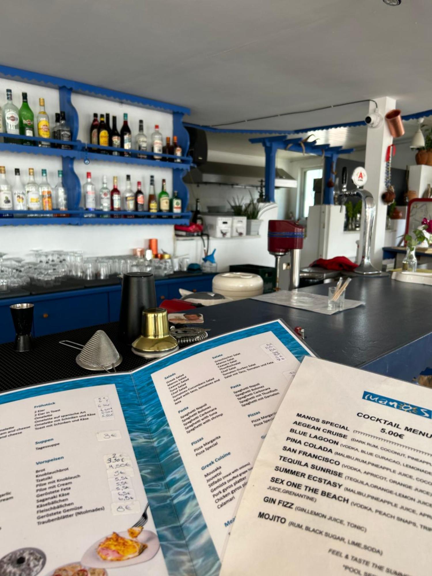 Manos Pension Faliraki Buitenkant foto