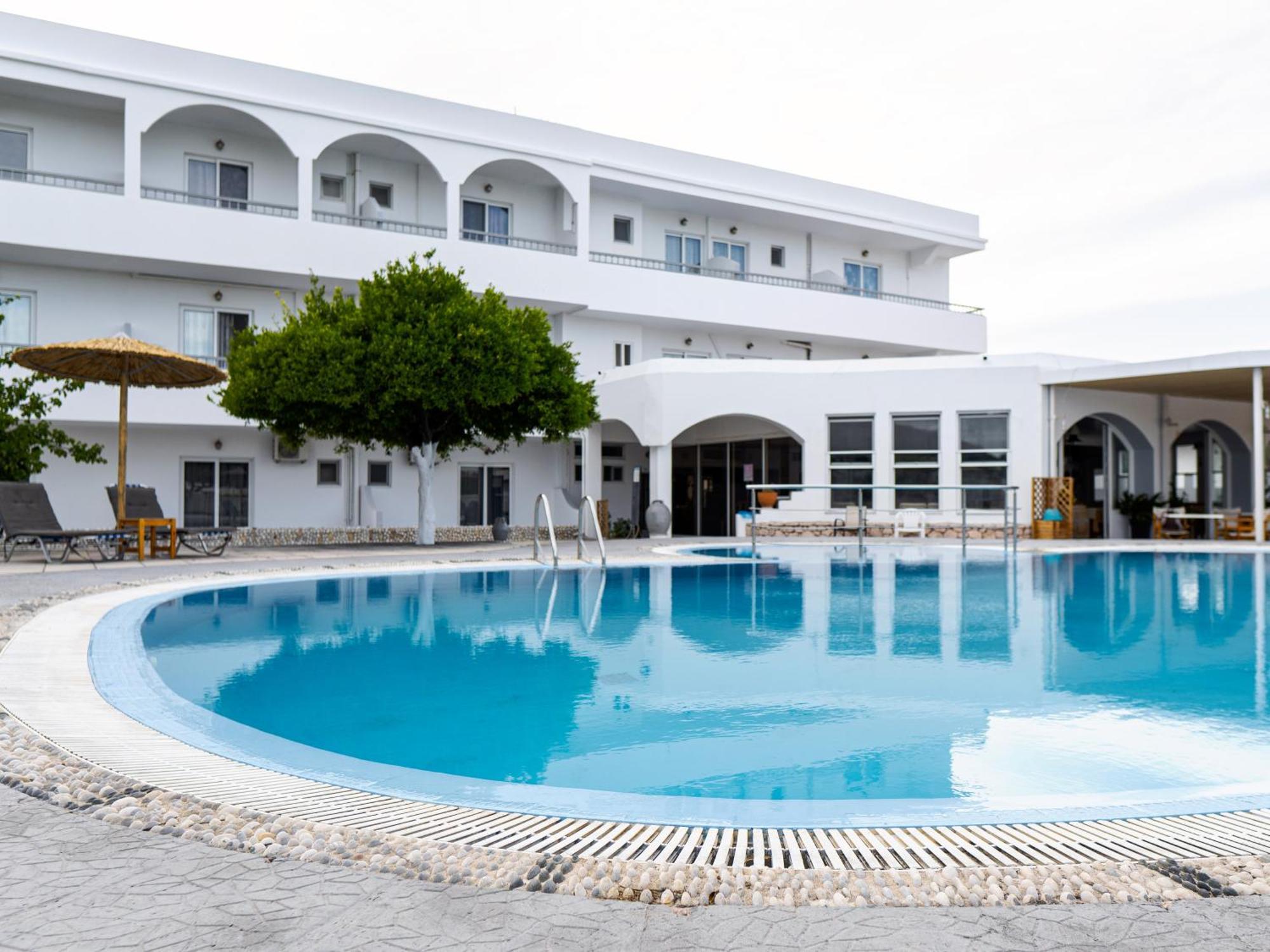 Manos Pension Faliraki Buitenkant foto