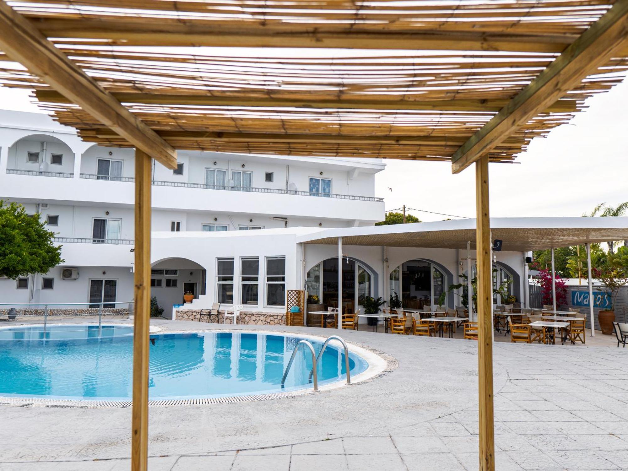 Manos Pension Faliraki Buitenkant foto